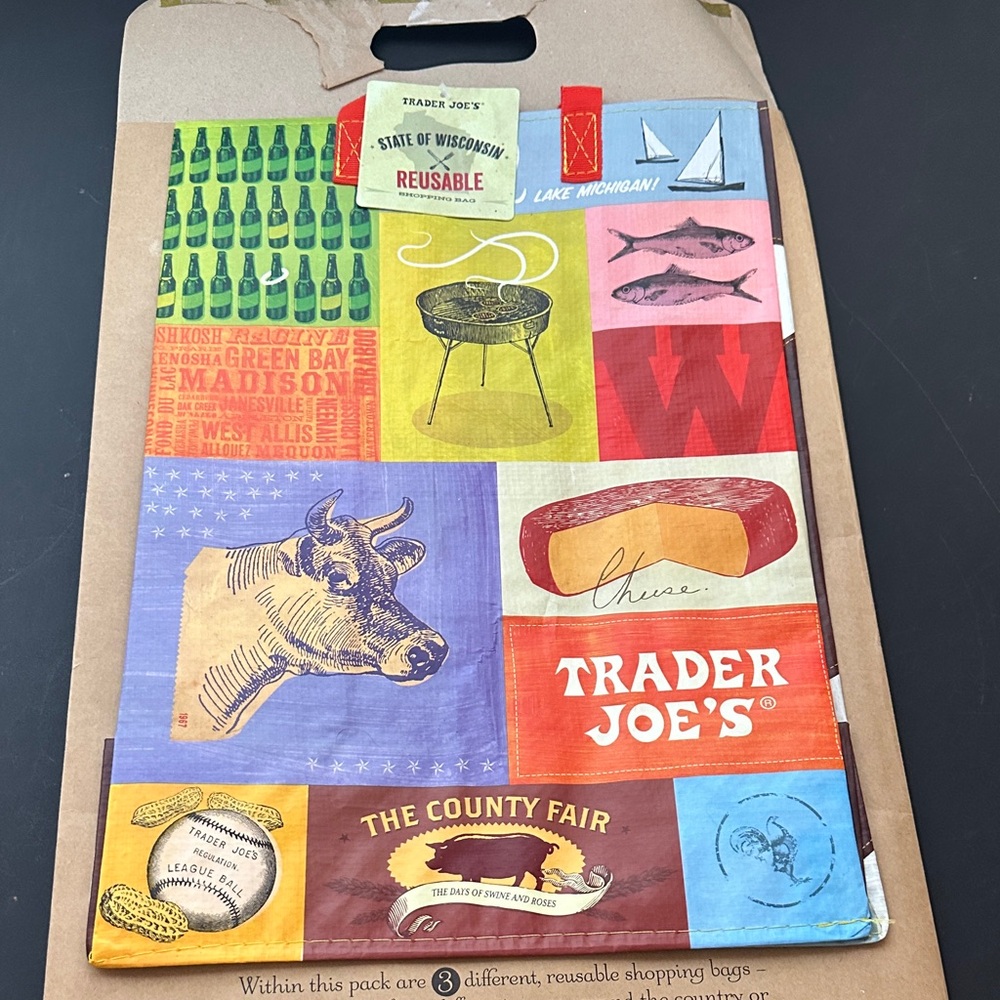 Wisconsin Trader Joe’s reusable tote bag